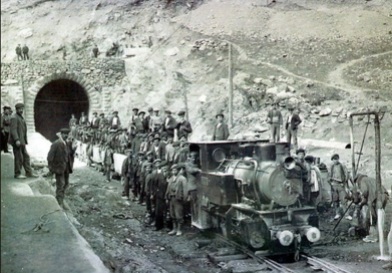 Obras-del-túnel-de-Somport-año-1910-fotografo-desconocido