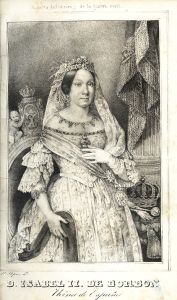 FOTO 1. Dibujo de Isabel II de Borbón